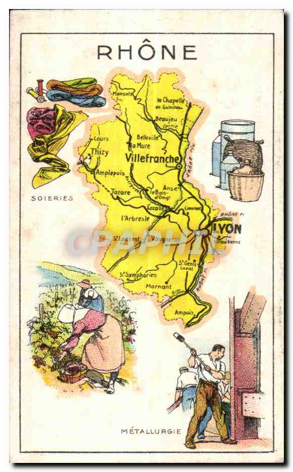 Image Lyon Rhone Metallurgie Publicite Pastilles salmon 