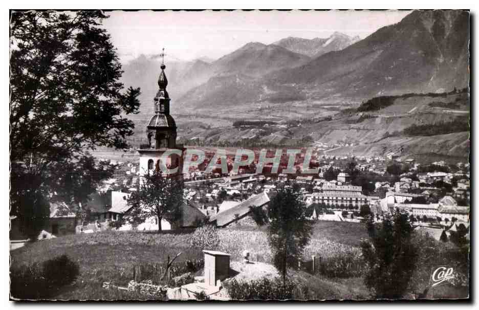 CPA Albertville Vieux Clocher de Conflans et vue d ensemble