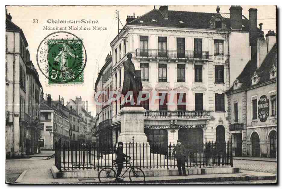 Chalon-sur-Saône — Monument Nicéphore Niepce — éditeur non visible