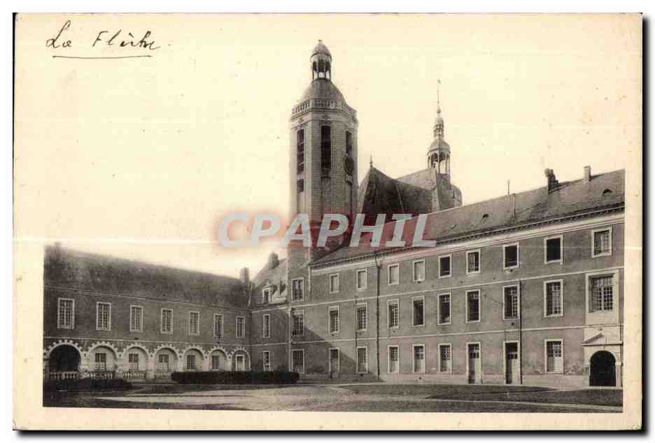 CPA Prytanee Militaire La Fleche La Tour Et Le Clocher De La Chapelle