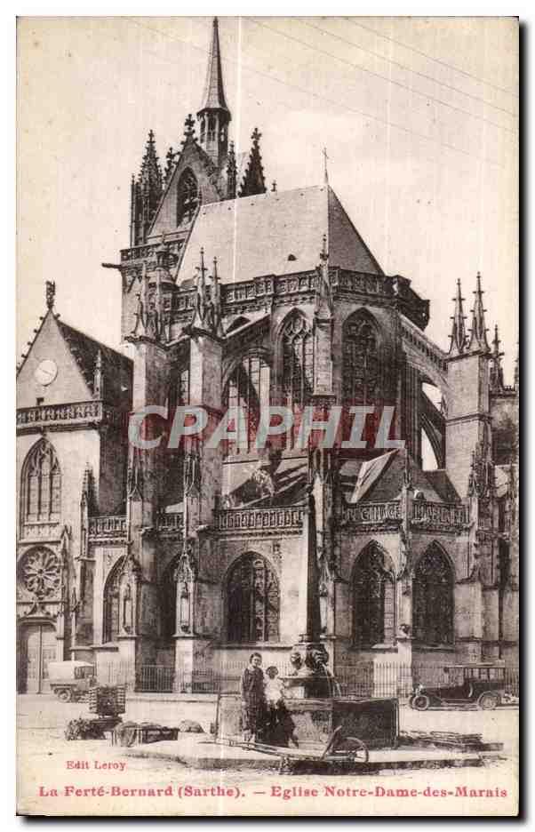 CPA La Ferte Bernard (Sarthe) Eglise Notre Dame des Marais