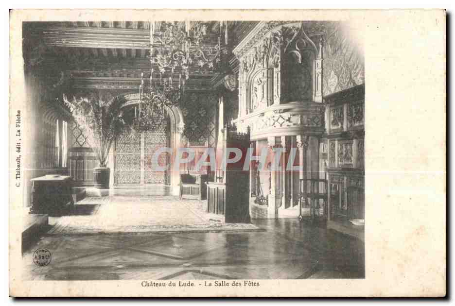 CPA Chateau du Lude La Salle des Fetes
