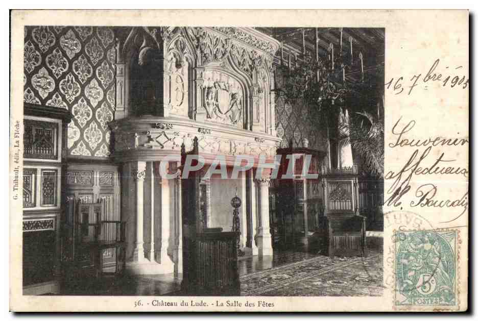 CPA Chateau Du La Salle des Fetes