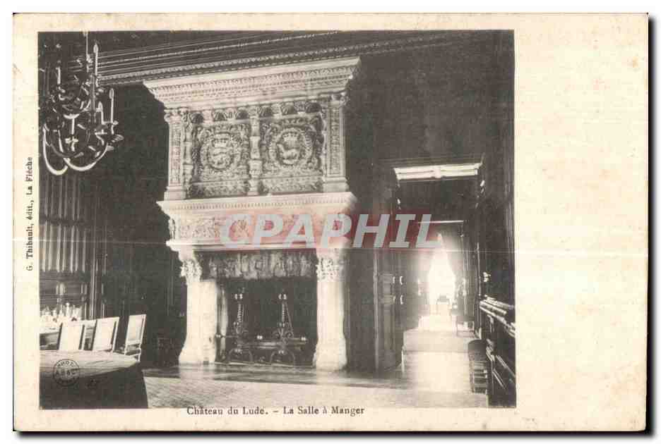 CPA Chateau Du Lude La Salle a Manger