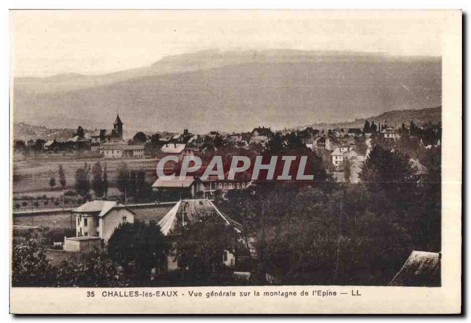 CPA Challes les Eaux Vue generale sur la montagne d Epine LL