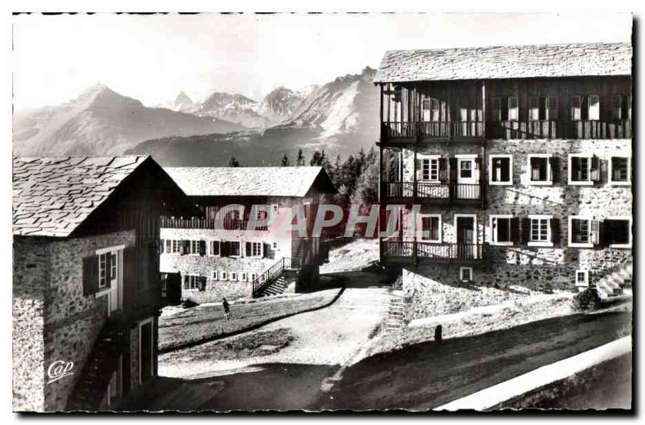 CPA Bourg Saint Maurice Colonie de Vacances E D F de Courbation et I Aiguille des Glaciers