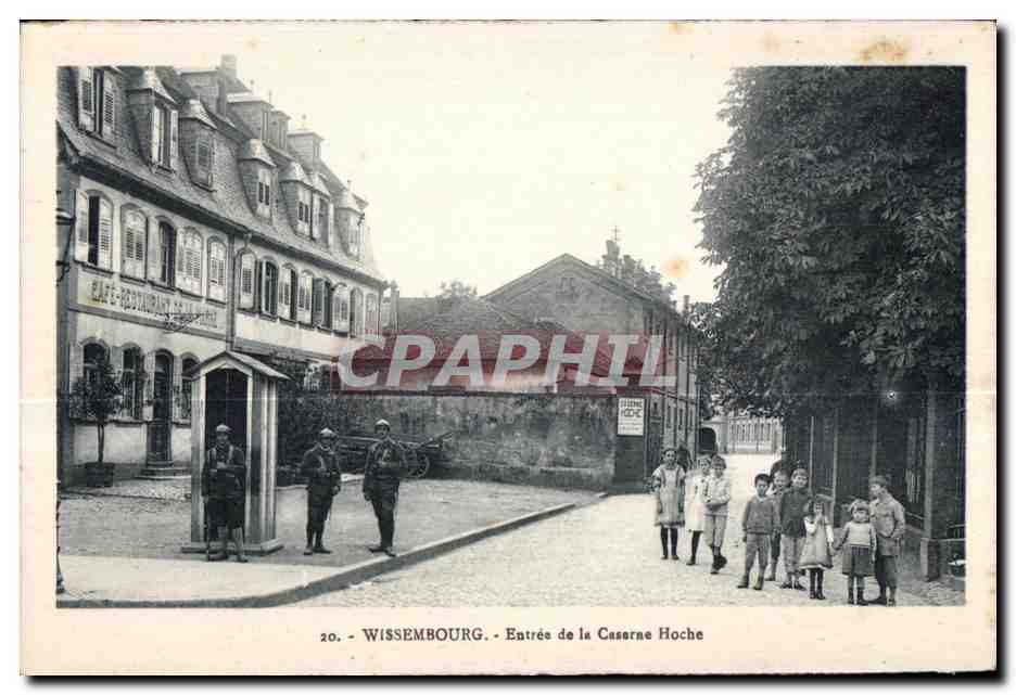 CPA Wissembourg entree de la caserne Hoche