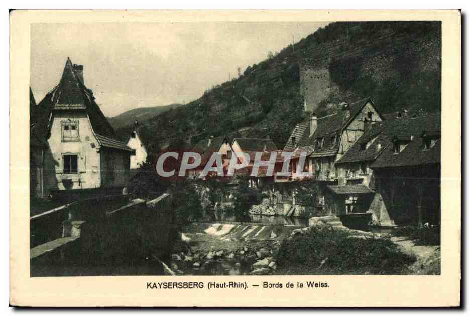 CPA Kaysersberg (Ht-Rhin) Bords de la weiss