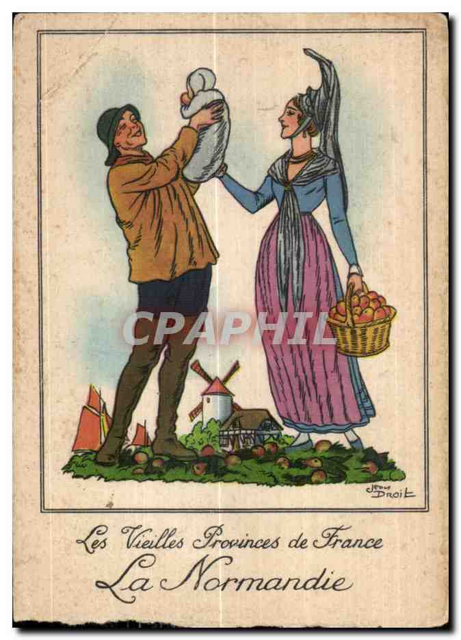 CPA Les Vieilles Provinces de france La Normandie Farines Jammet