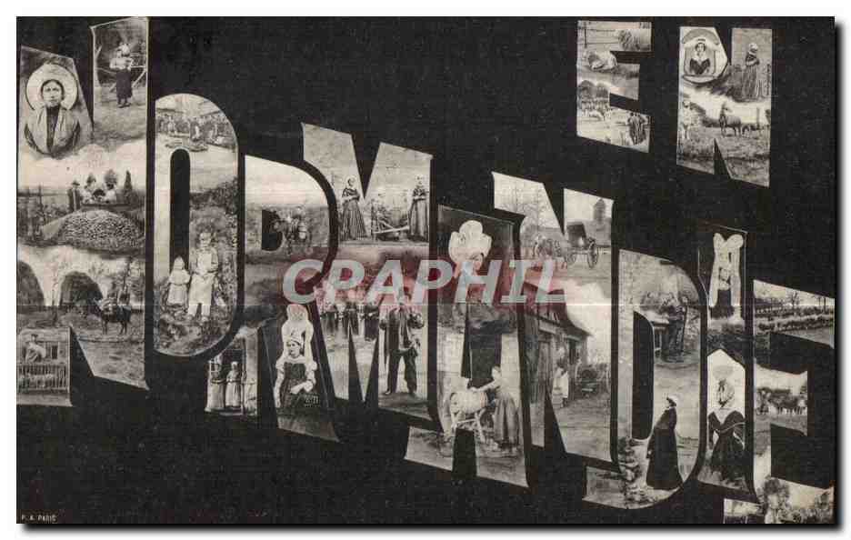 Normandie — paysages et personnages — P. A. PARIS