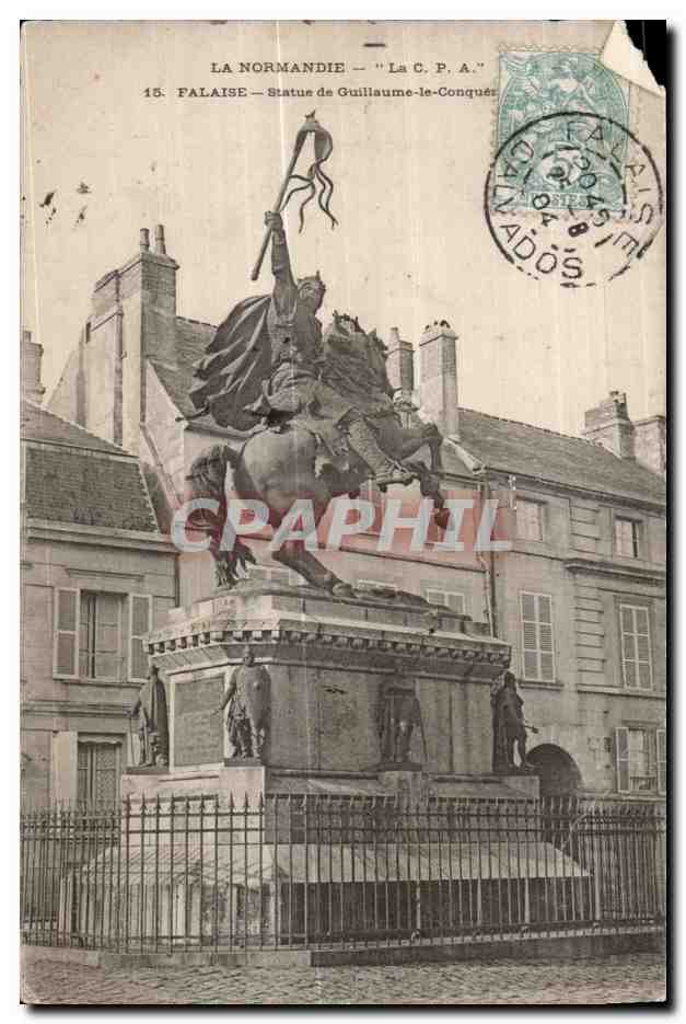 Falaise — Statue de Guillaume-le-Conquérant — La C.P.A.