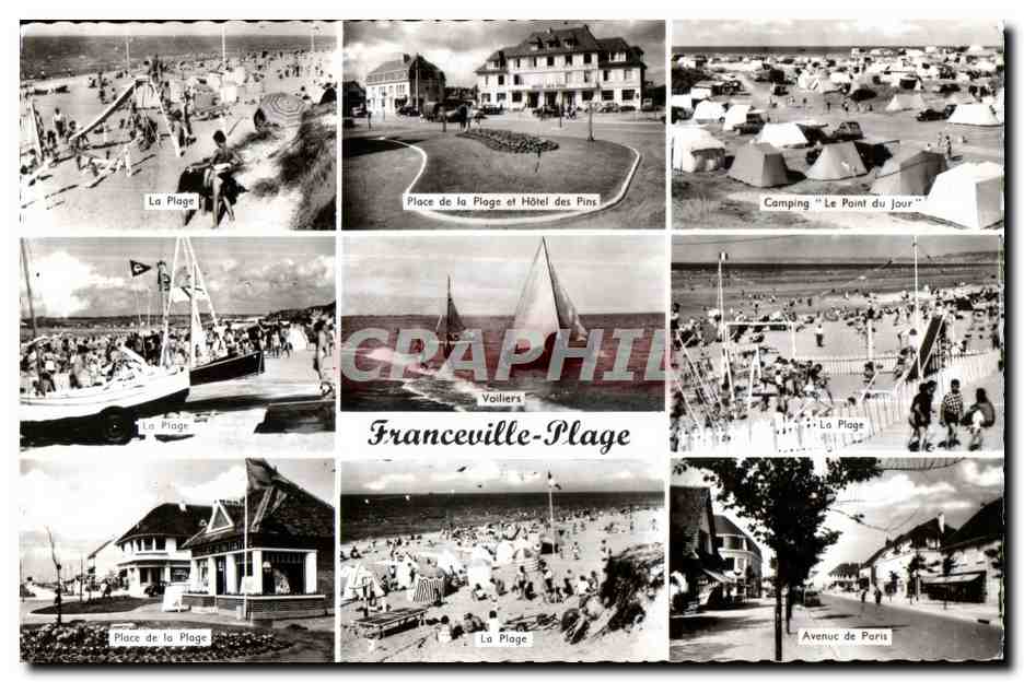 Franceville-Plage — vue panoramique — Graphphil