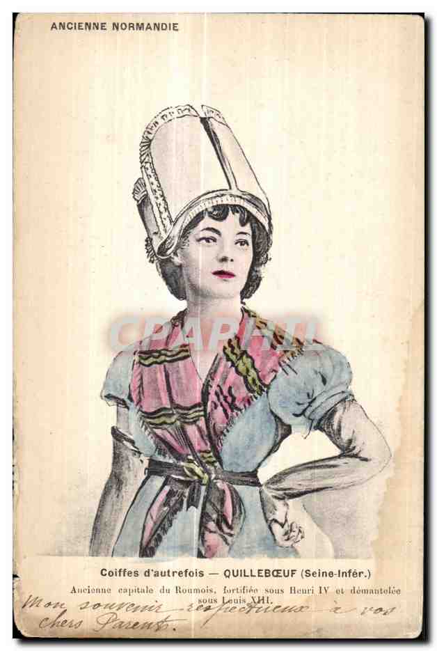 CPA Ancienne Normandie Folklore Costume
