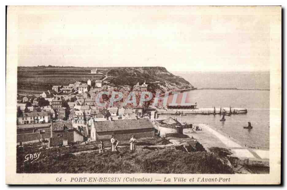 Port-en-Bessin (Calvados) — Die Stadt und der Hafen — Gaby