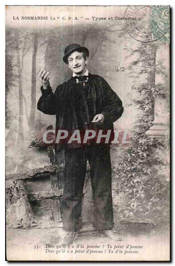 CPA La Normandie La CPA Types et Costumes Folklore 