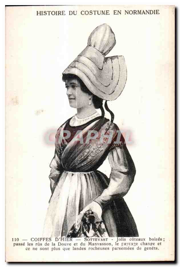 Coiffes d'hier — Sottevast — Histoire du costume en Normandie