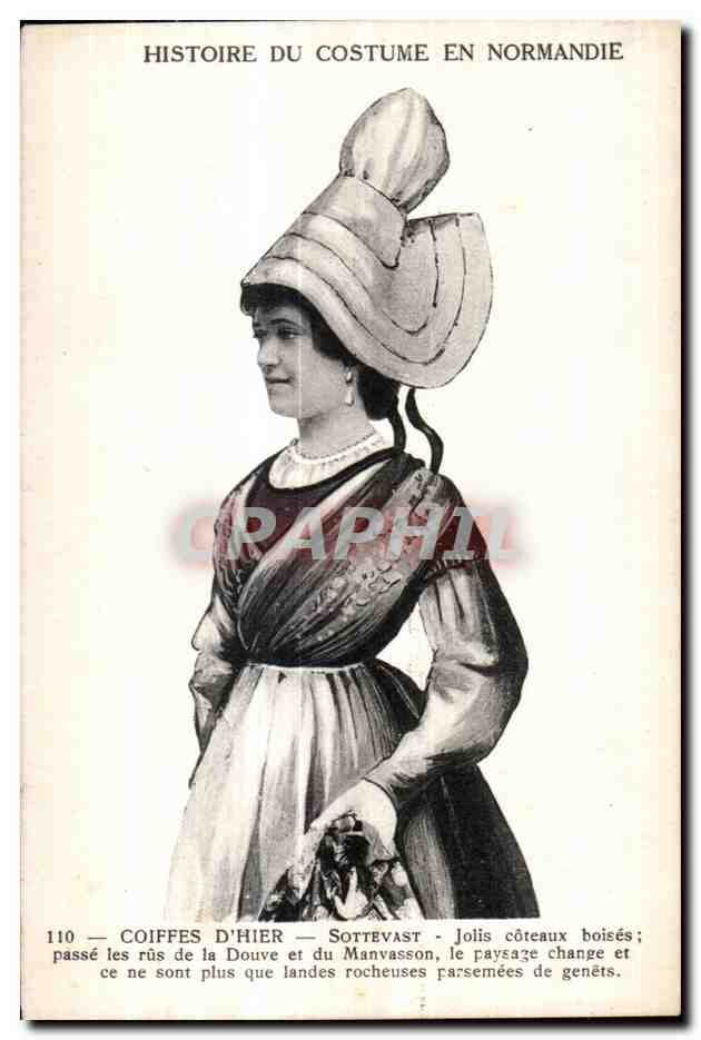 CPA Histore Du Costume En Normandie Folklore Costume