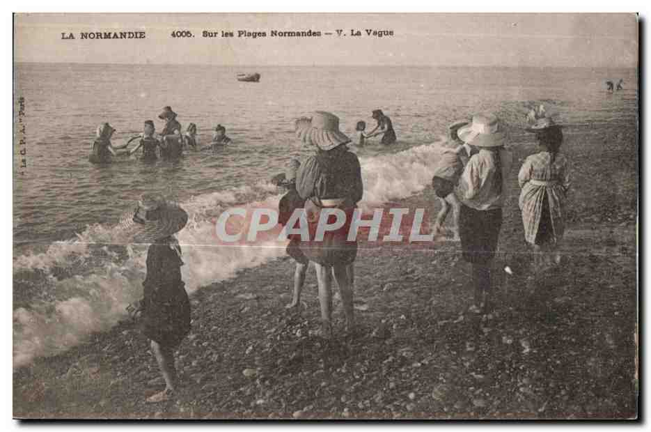 La Normandie — Sur les Plages Normandes — V. La Vague — 4005