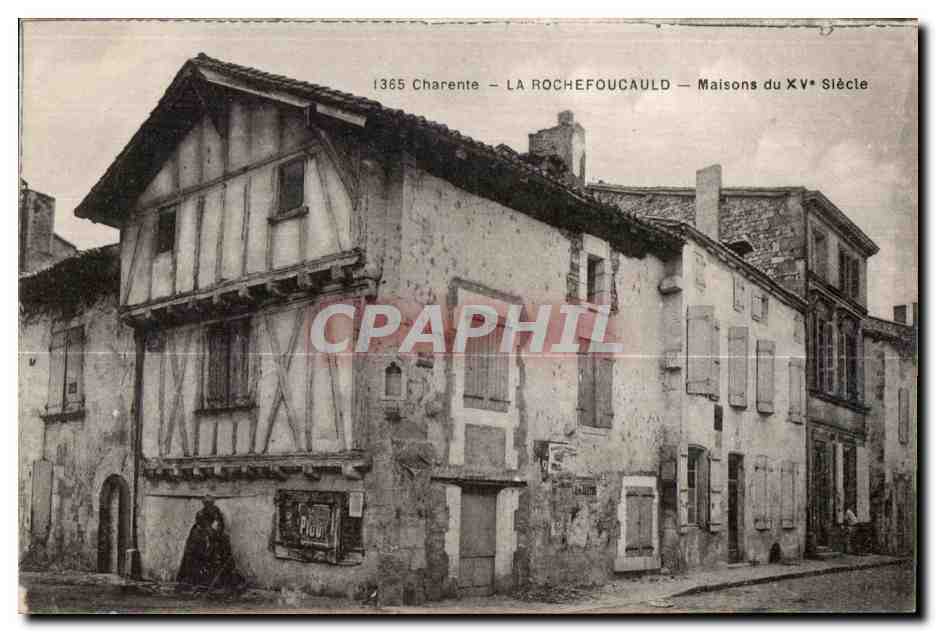 La Rochefoucauld — Maisons du XVe Siècle — Charente