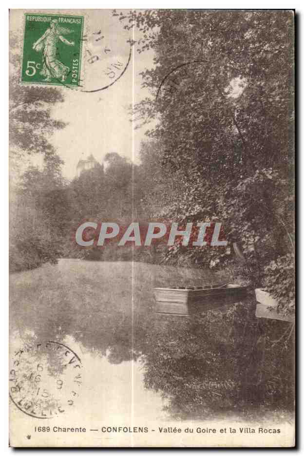 CPA Confolens Charente Vallee du Goire et la Vitta Rocas