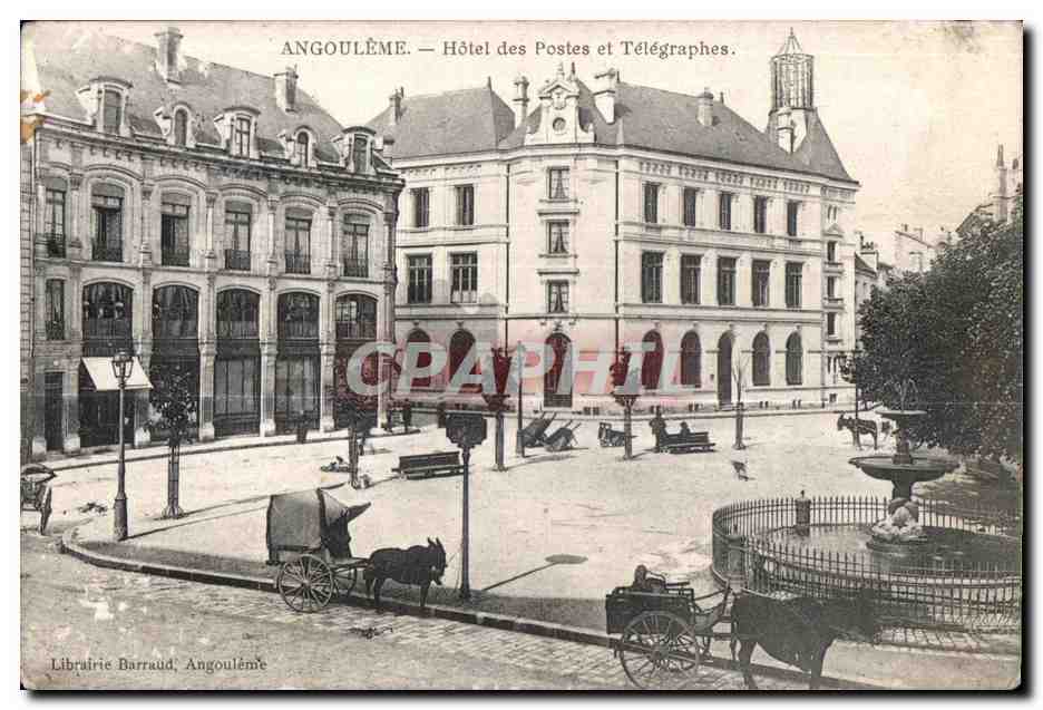 CPA Angouleme Hotel des Postes et Telegraphes