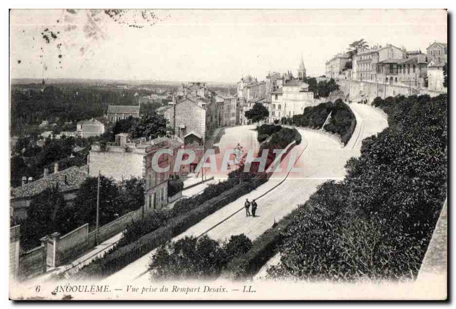Angoulême — Vue prise du Rempart Desaix — LL.