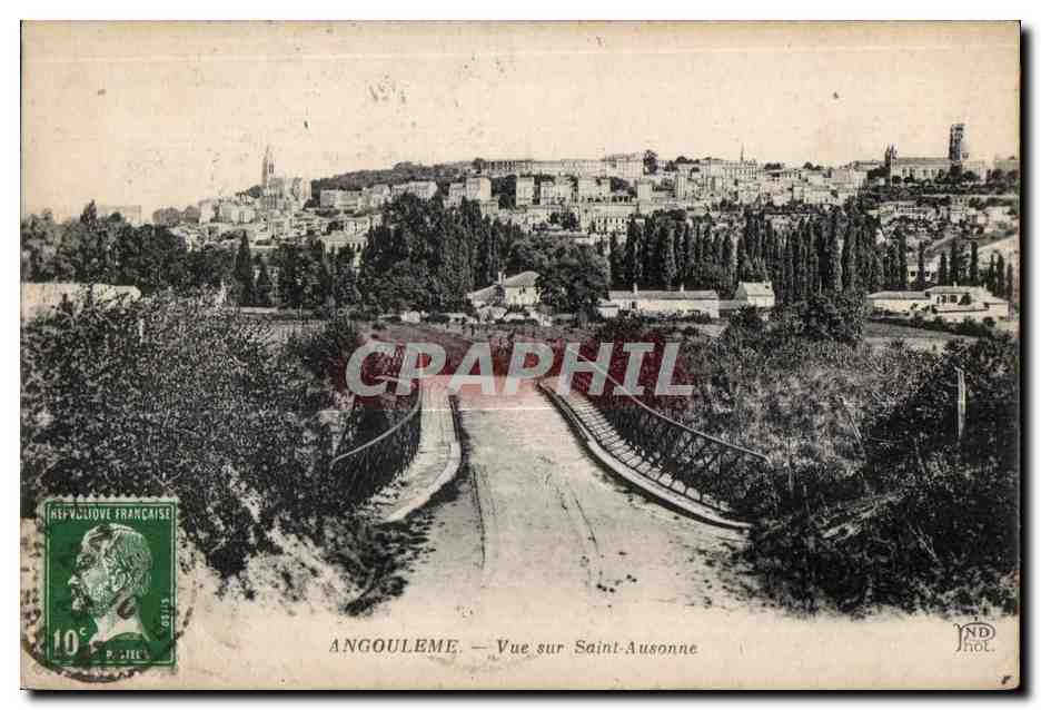 Angoulême — Vue sur Saint-Ausonne — JND Hot.