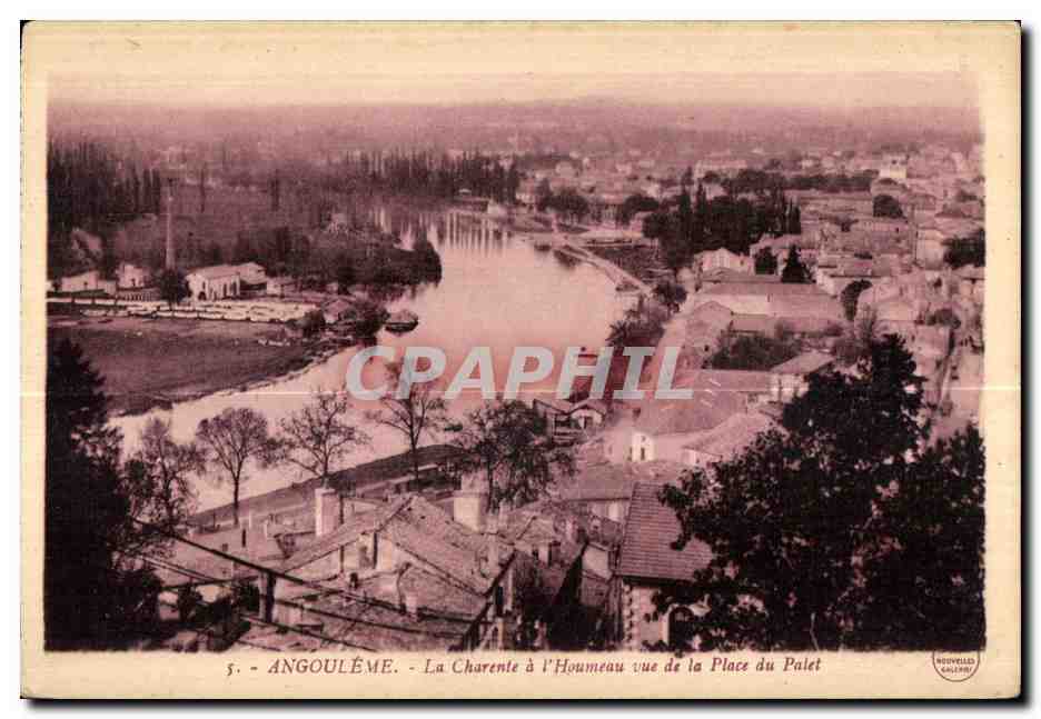 Angoulême - La Charente à l'Houmeau vue de la Place du Palet — Nouvelles Galeries