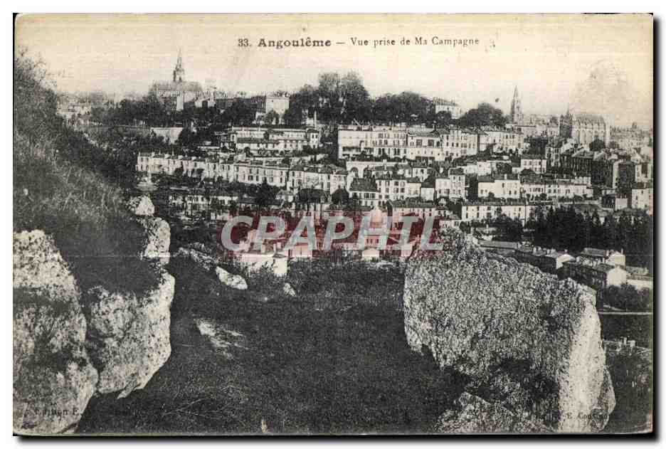 CPA Angouleme Vue prise de Ma Campagne