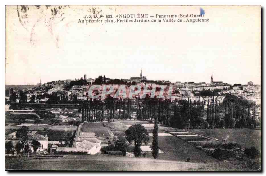 Angouême — Panorama (Sud-Ouest) — J.S.D. 633