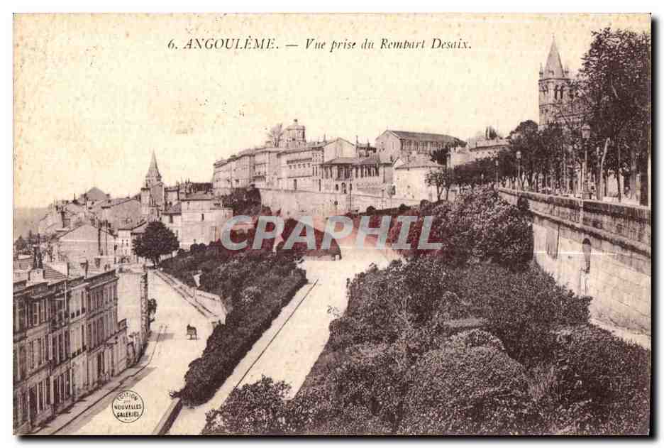 CPA Angouleme Vue prise du Rembart Desaix