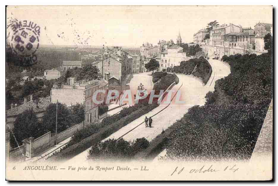 CPA Angouleme Vue Prise du Rempart Desaix LL