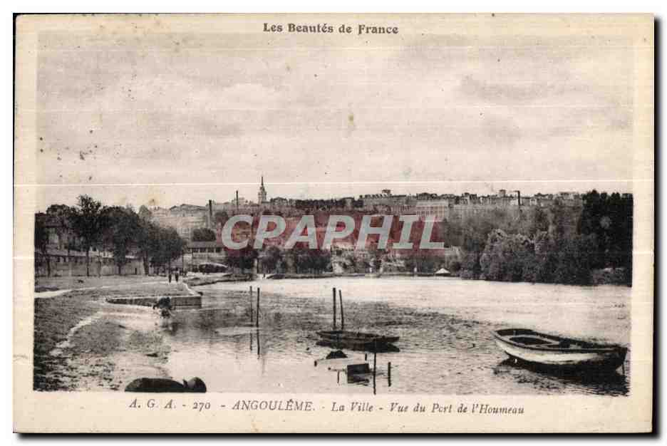 Angoulême - Vue du Port de l'Houmeau — Les Beautés de France, A.G.A. n°270