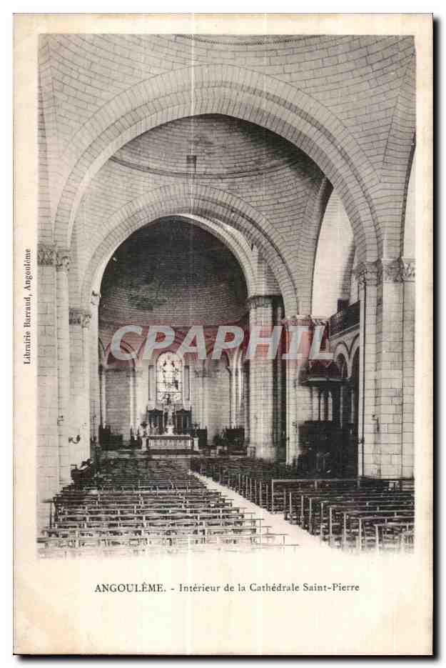 Angoulême — Intérieur de la Cathédrale Saint-Pierre — Librairie Barraud, Angoulême
