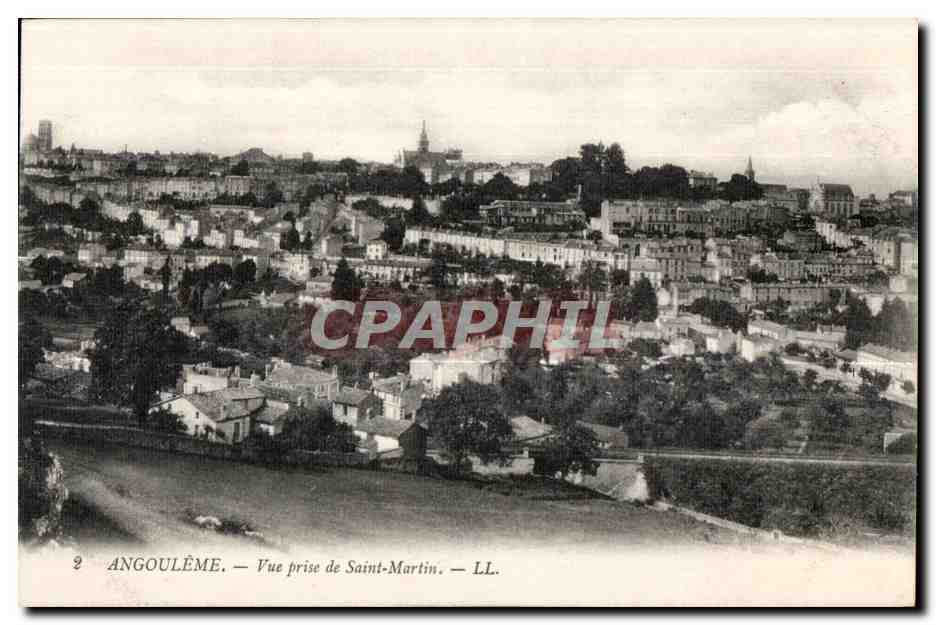 CPA Angouleme Vue prise de Saint Martin
