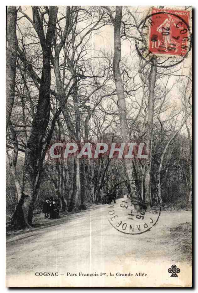 CPA Cognac Pare Francois I er la Grande Allee