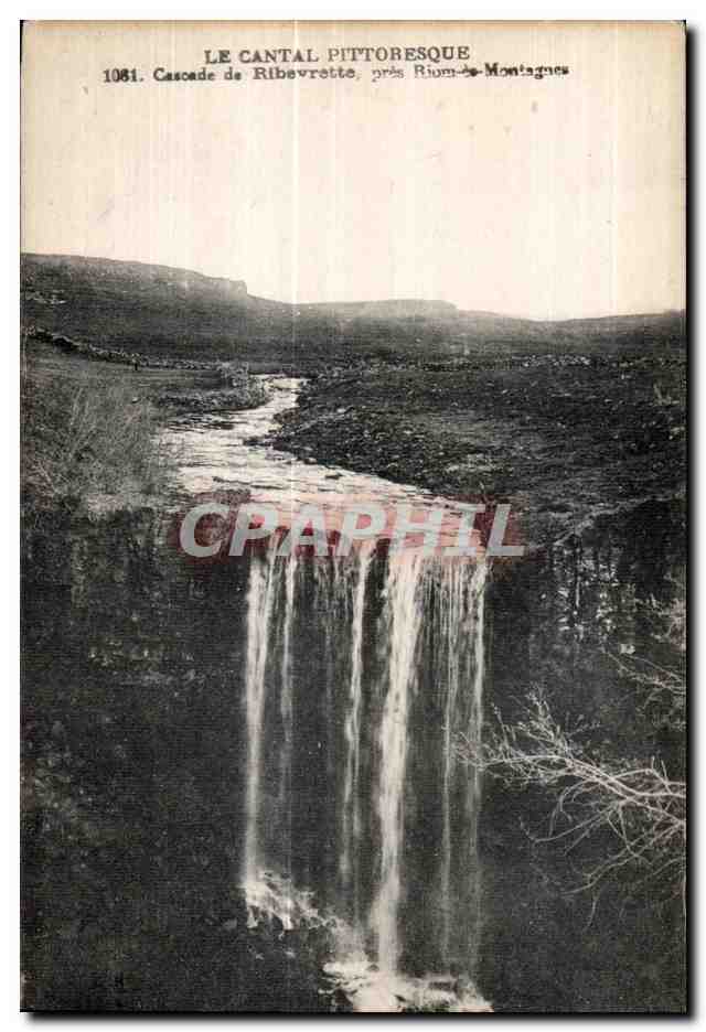 Cascade de Ribevrette — près Riom-de-Montagnes — LE CANTAL PITTTORESQUE