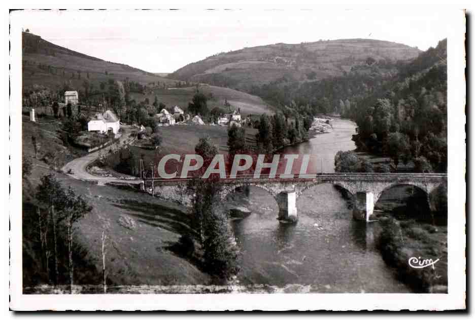 CPA Environs de Chaudes Aigues Le Pont de Saint Flour a Chaur le grand barrage Sarrans
