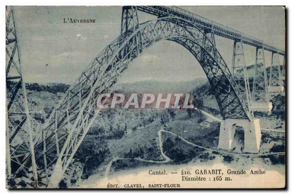 CPA Garabit (Cantal) Le Viaduc et la Vallee de la Truye