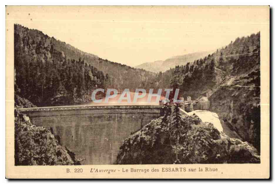 CPA L Auvergne Le Barrage des Essarts Sur la Rhue