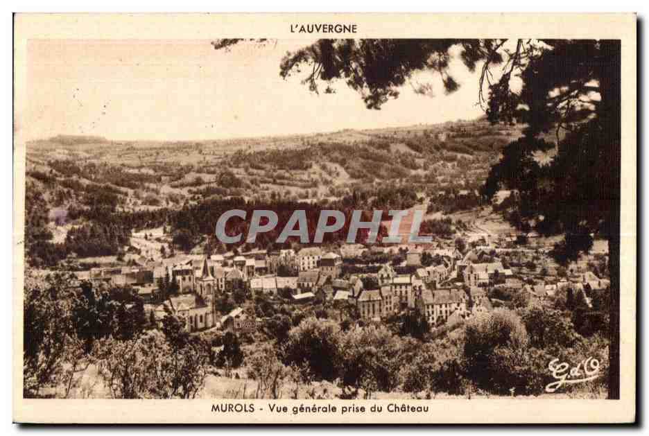 Murols — Vue générale prise du Château — L'Auvergne