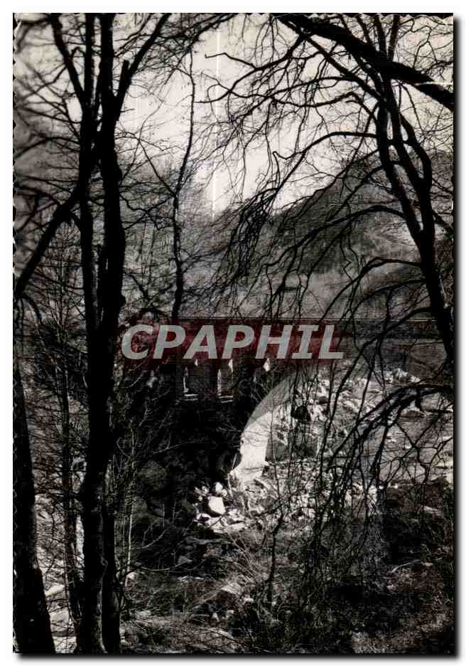 CPSM Cantal Pont du Modour Sur la Cere