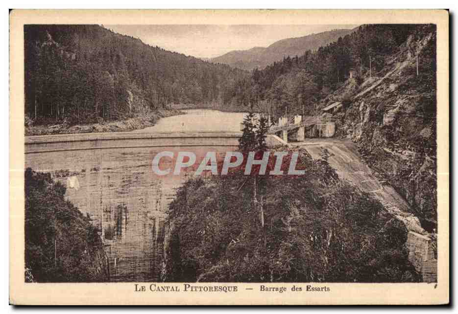 CPA Le cantal pittoresque barrage des essarts
