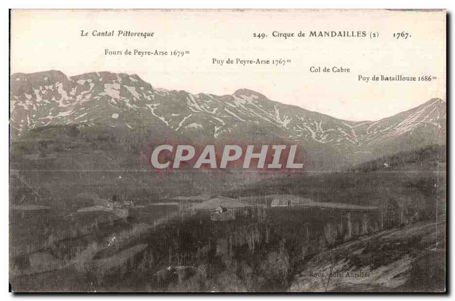 CPA Cantal pittoreque cirque de mandailles fours de peyre arse 