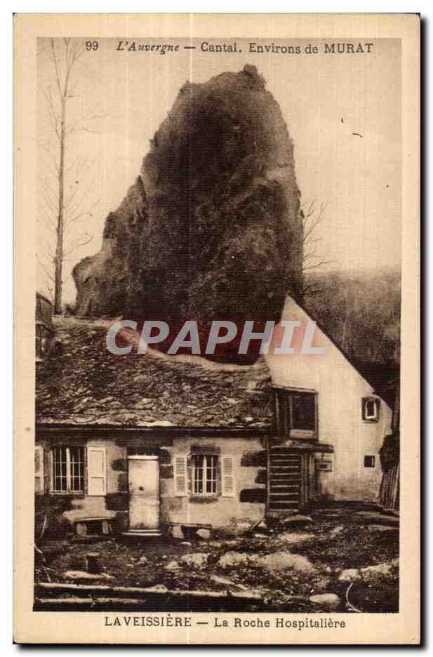 CPA L Auvergne cantal environs de murat La Veissiere la roche hospitaliere