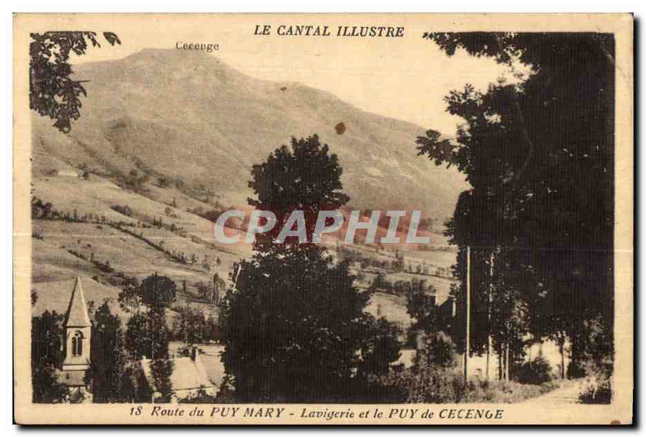 Route du Puy Mary - Lavigerie et le Puy de Cécenge — Le Cantal Illustré, n°18