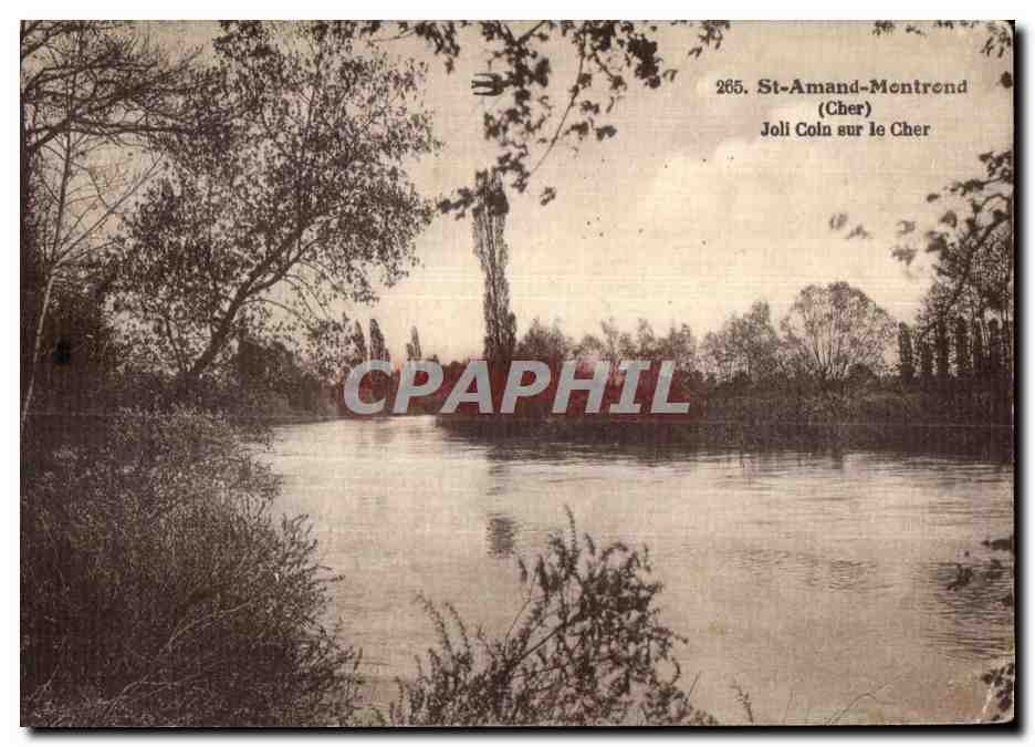 CPA St Amand montrond (Cher) Joli soin sur le cher