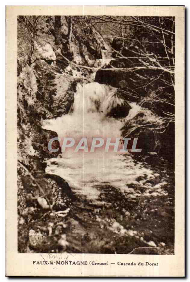 Faux-la-Montagne (Creuse) — Cascade du Dorat
