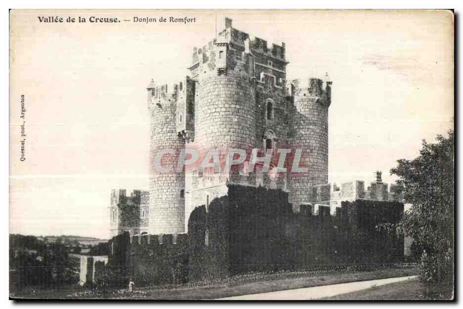CPA Vallee de la creuse donjon de romfort