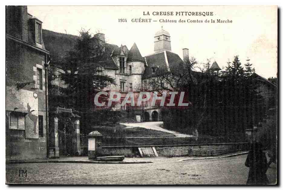 Guéret — Schloss der Grafen von la Marche — pittoreske La Creuse
